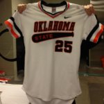 My favorite jersey in college baseball.  The Pokes throwback.